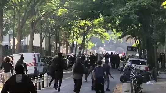 احتجاجات فرنسا 1 احتجاجات فرنسا 1
